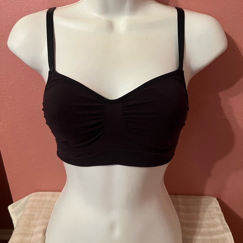 Black Women's Bralette Seamless Sculpt